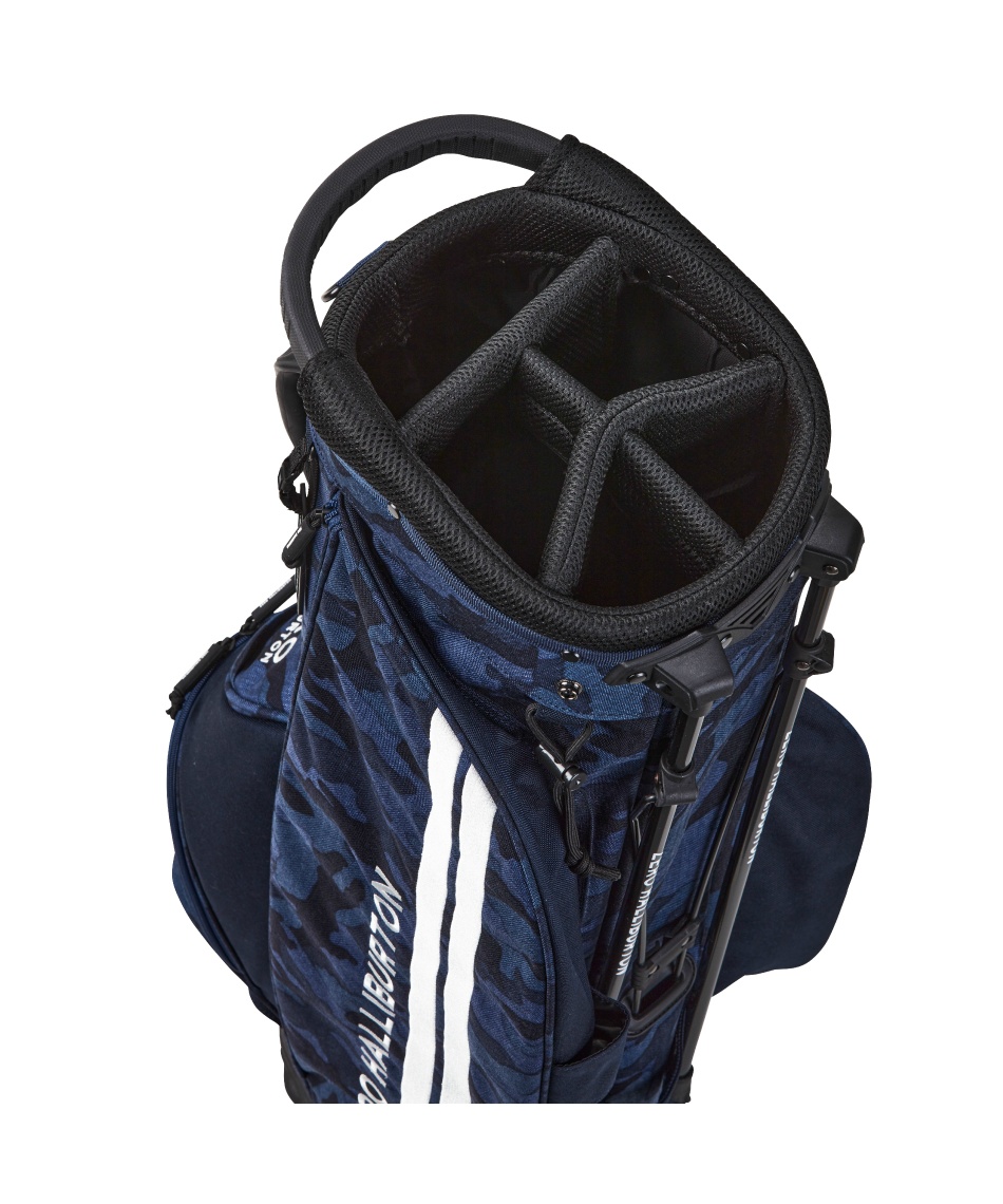 美品▪️人気色ホワイトカモ▪️ゼロハリバートン スタンド式キャディバッグ▪️おまけ付き ZERO HALLIBURTON ゼロハリバートン ゴルフ スタンド付き