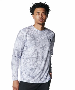 l|Cg49pt 8% OFF^SALE A_[A[}[(UNDER ARMOUR) X|[cEFA  UA TECH CAMO LONG SLEEVE T-SHIRT 6007731-100 Y 100 SM