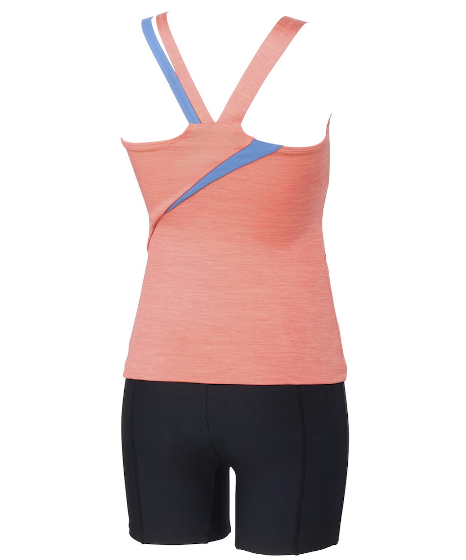 Speedo セパレート水着 レッド/イエロー セパレート水着 フィットネス水着 スピード SPEEDO レディース