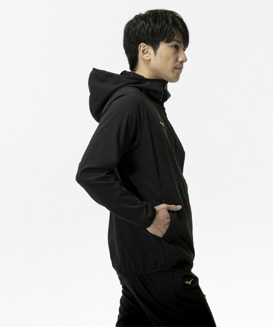 フード付き ウィンドブレーカー　テックシールドジャケットフーディ　MIZUNO ミズノ(MIZUNO) 野球 ウインドブレーカージャケット テックシールド