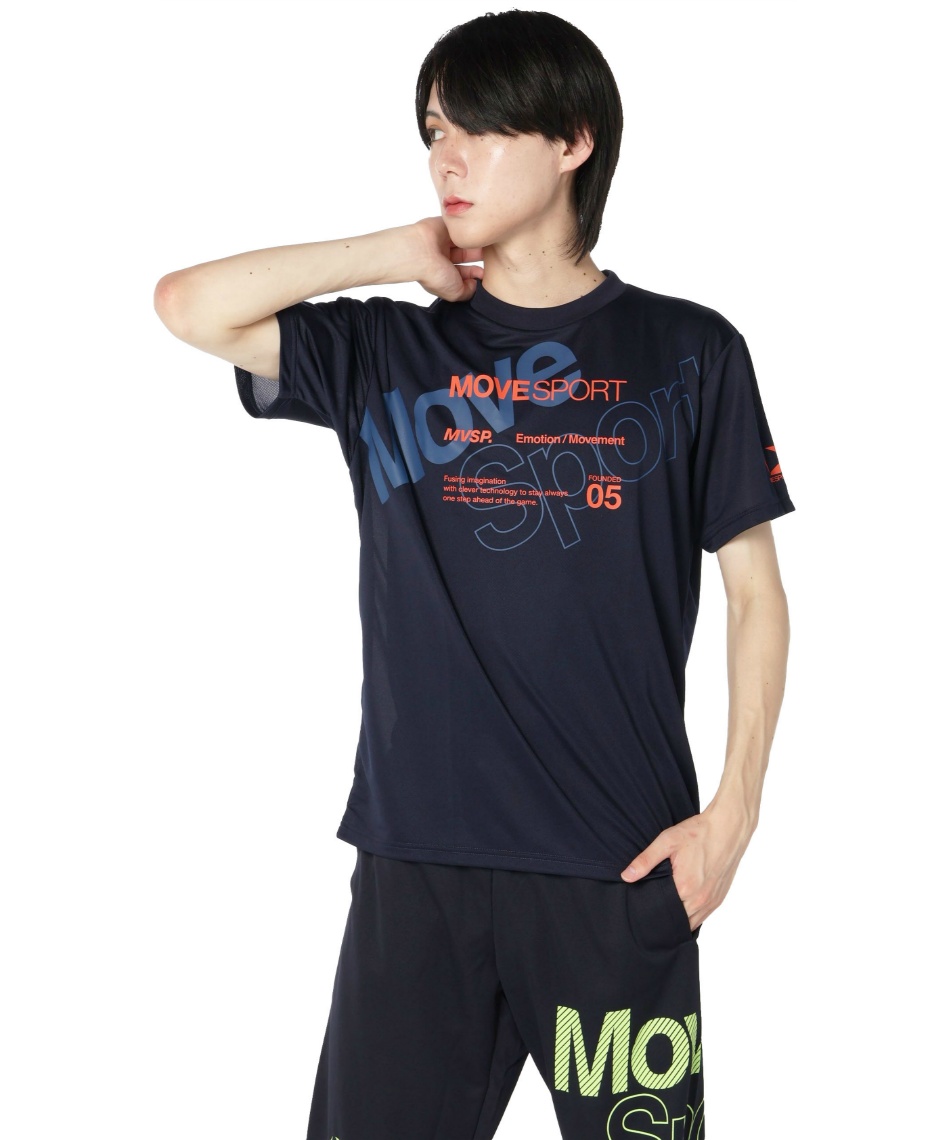 ムーブスポーツ(MoveSport) Tシャツ 半袖 ライトウェイト メッシュ