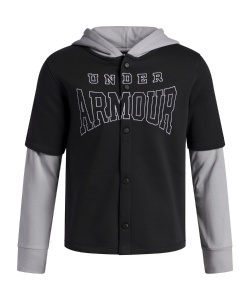 l|Cg63pt yzA_[A[}[(UNDER ARMOUR) XEFbgp[J[ UA ICON FLEECE BUTTON-DOWN HOODIE 6003752-001 WjA 001 150