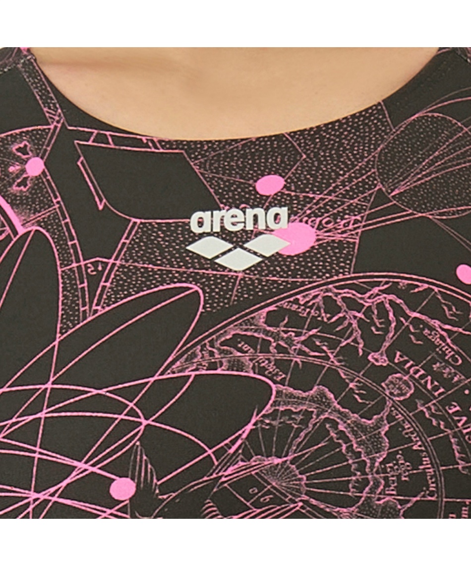 アリーナ(arena) トレーニング水着 トレーニングミドルスパッツ BW柄