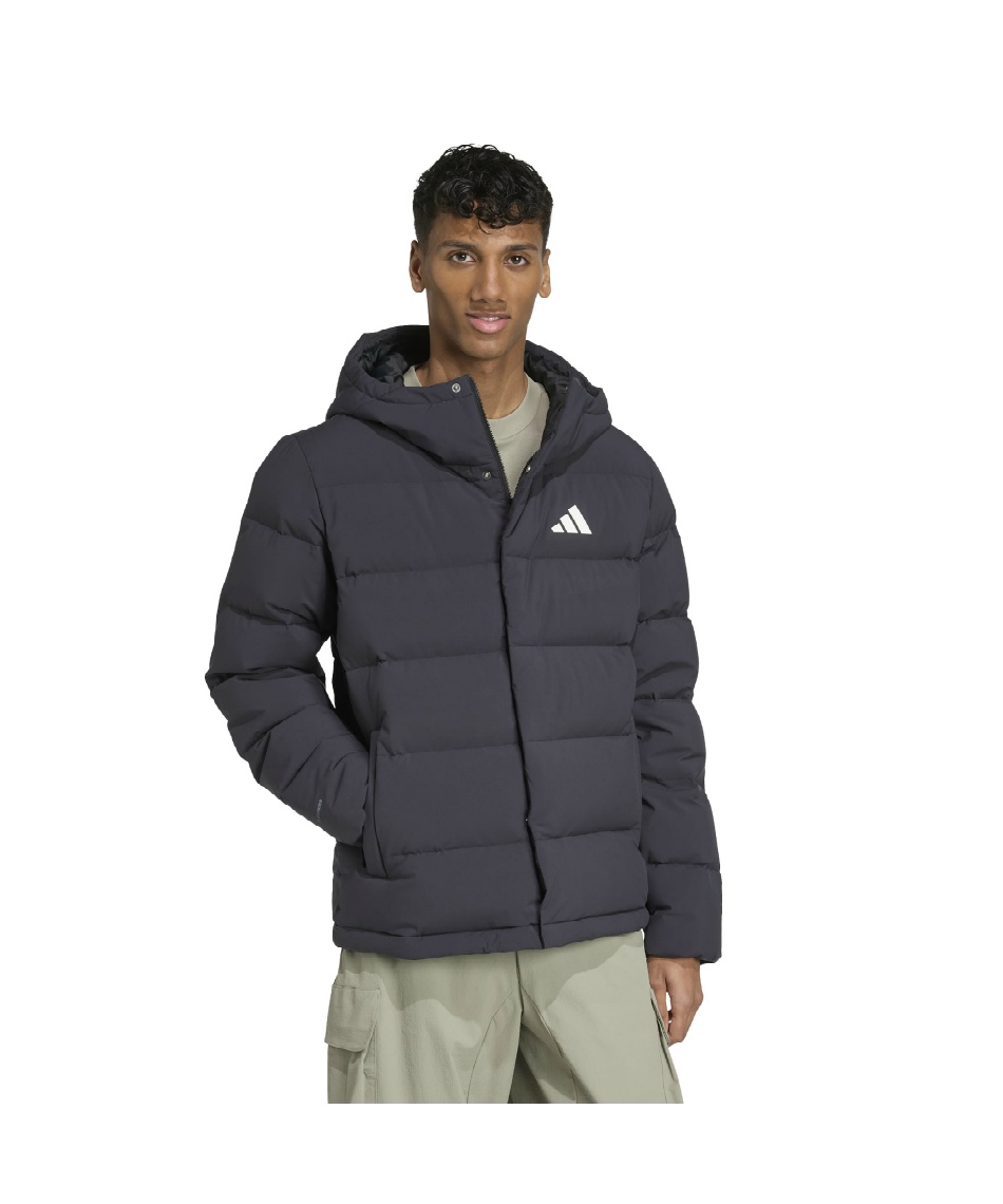 △ アディダス(adidas) ダウンジャケット Helionic CLIMAWARM Hooded