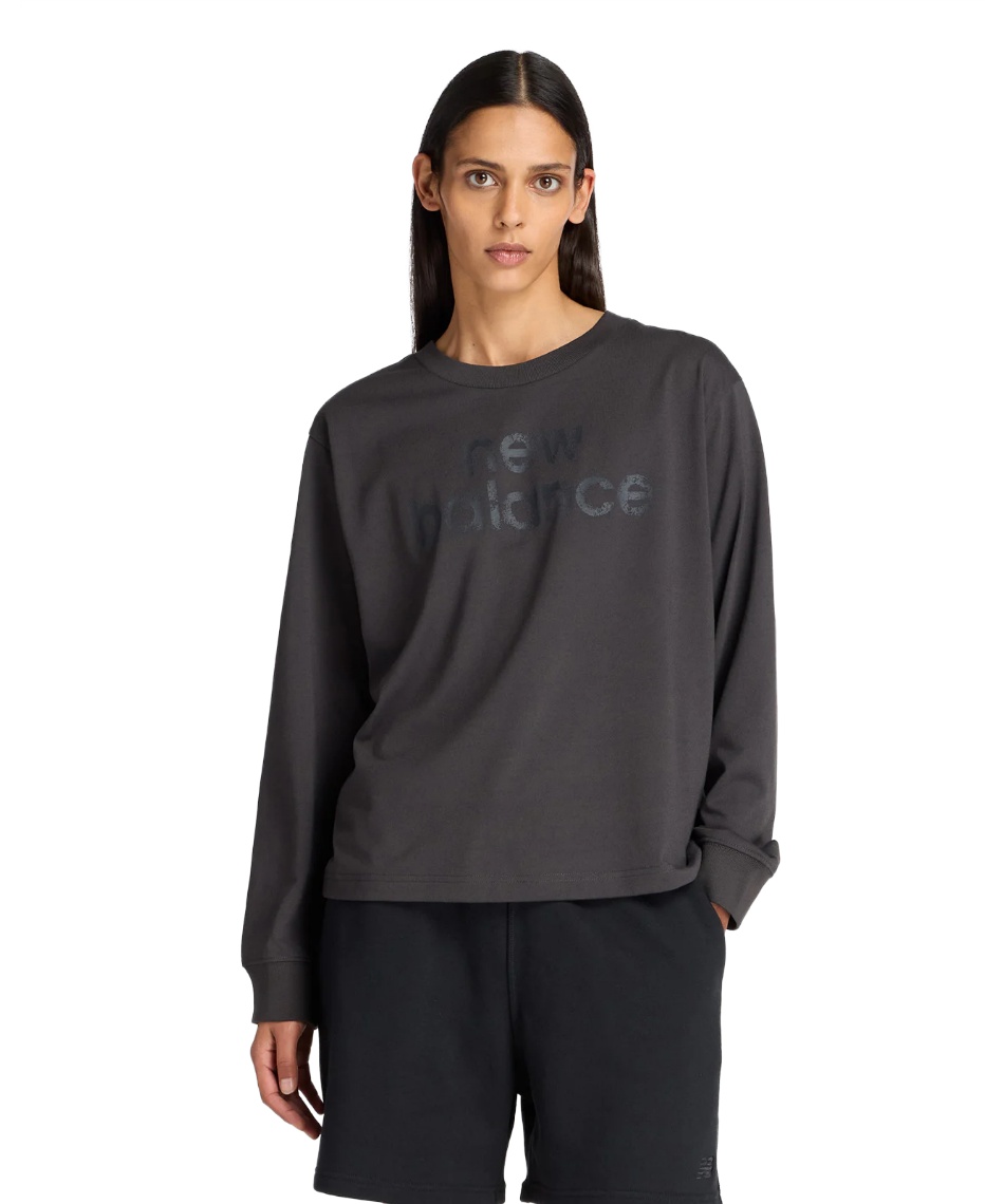 Tシャツ 長袖 リラックスロングスリーブTシャツ AWT53171-BLK