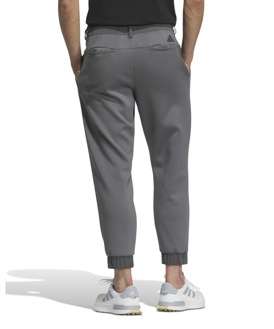 新品M adidasジョガーパンツ　グレー レディース　KC5839 アディダス(adidas) ゴルフウェア ロングパンツ 段ボールニット