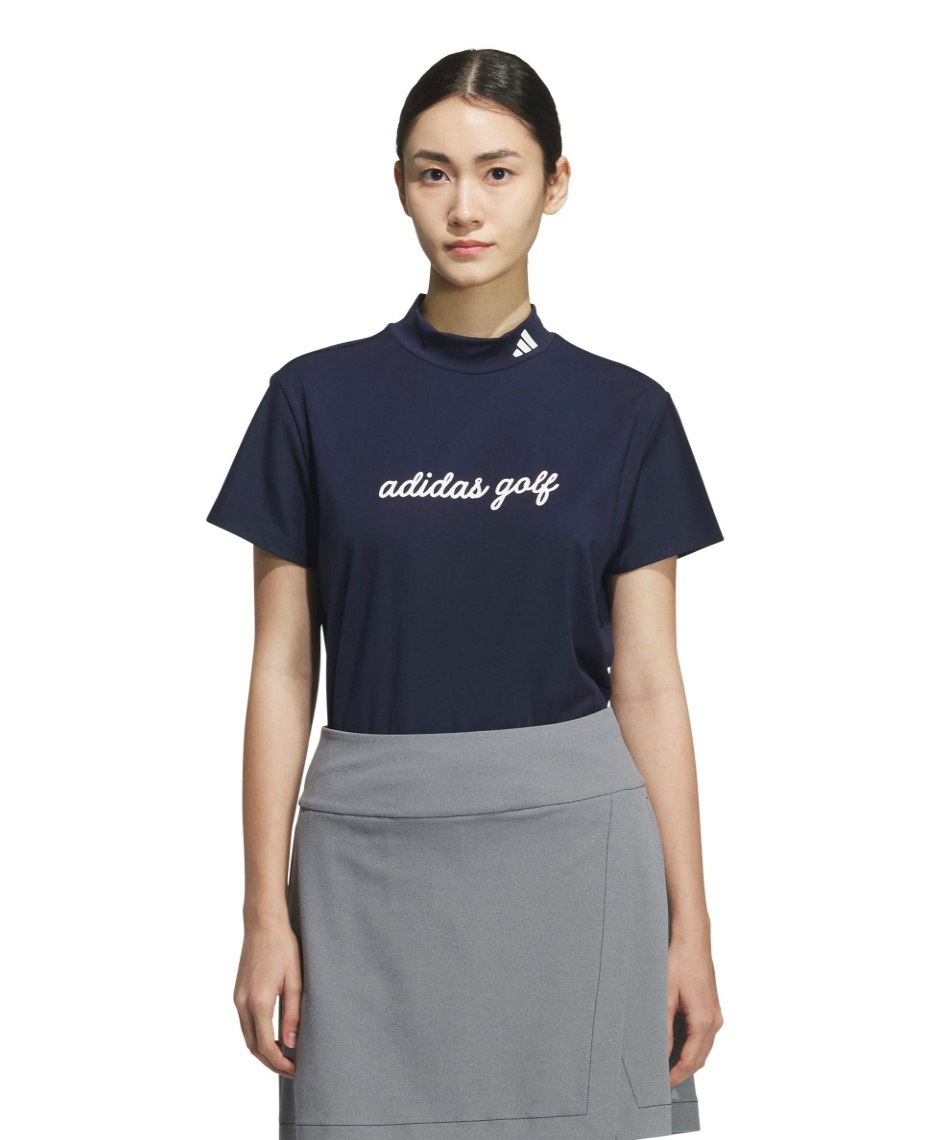 新品　adidas ゴルフ　モックネック　フレアースカート　　セットアップ　XL セール・アウトレット】ワーディング モックネック 長袖シャツ
