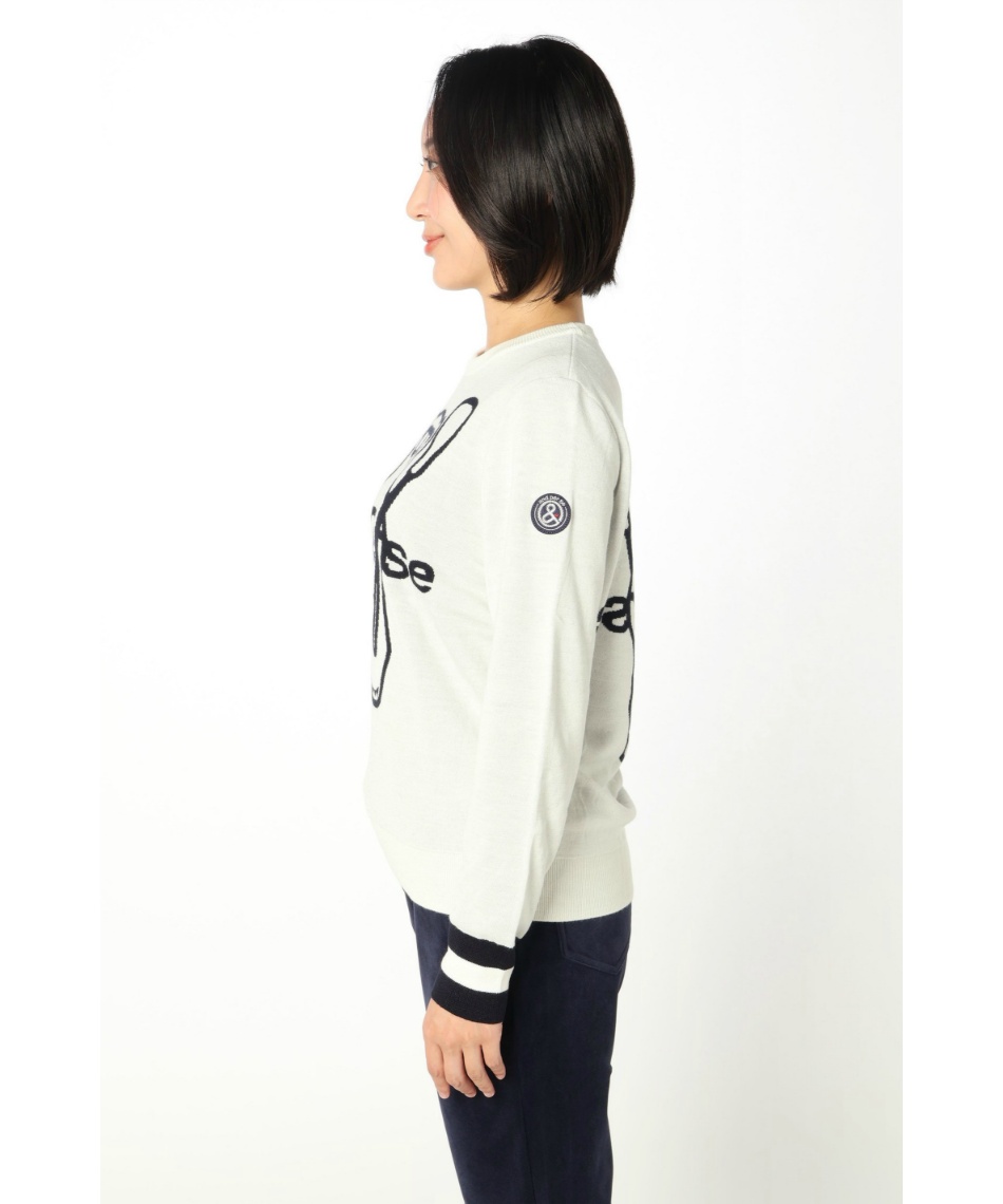 アンパスィ(and per se) ゴルフウェア セーター クレアニットクルー