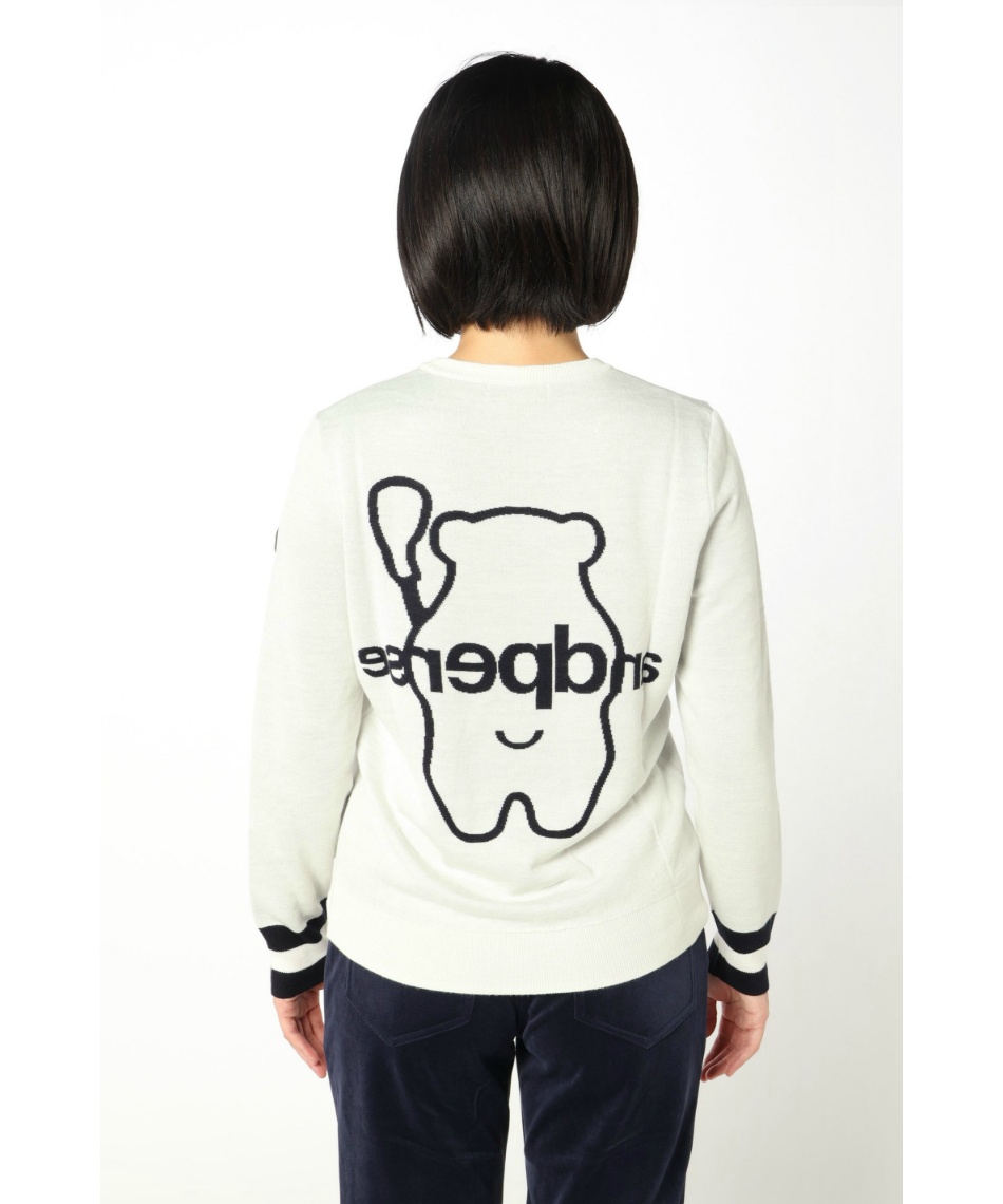 アンパスィ(and per se) ゴルフウェア セーター クレアニットクルー