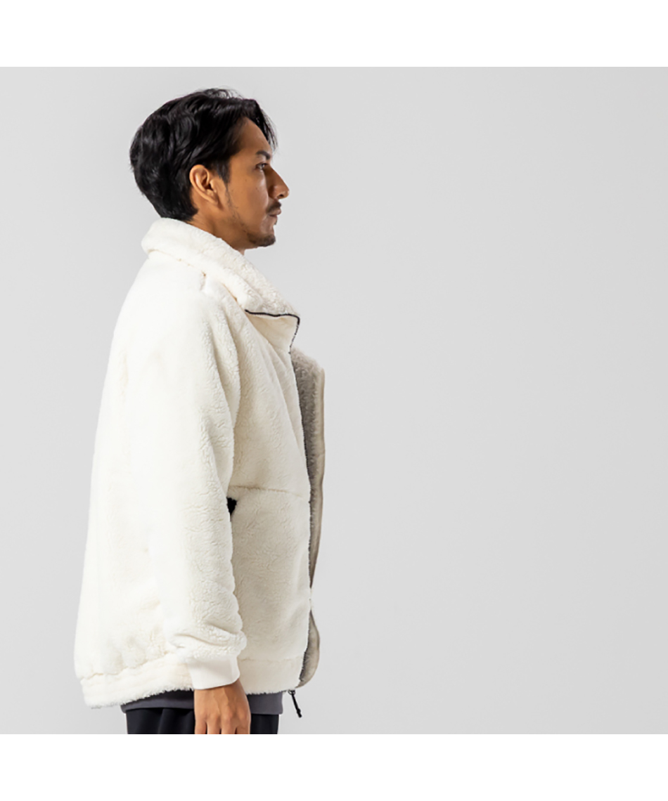 V TWELVE ホワイト フリースジャケット M V12] ゴルフ メンズ フリース