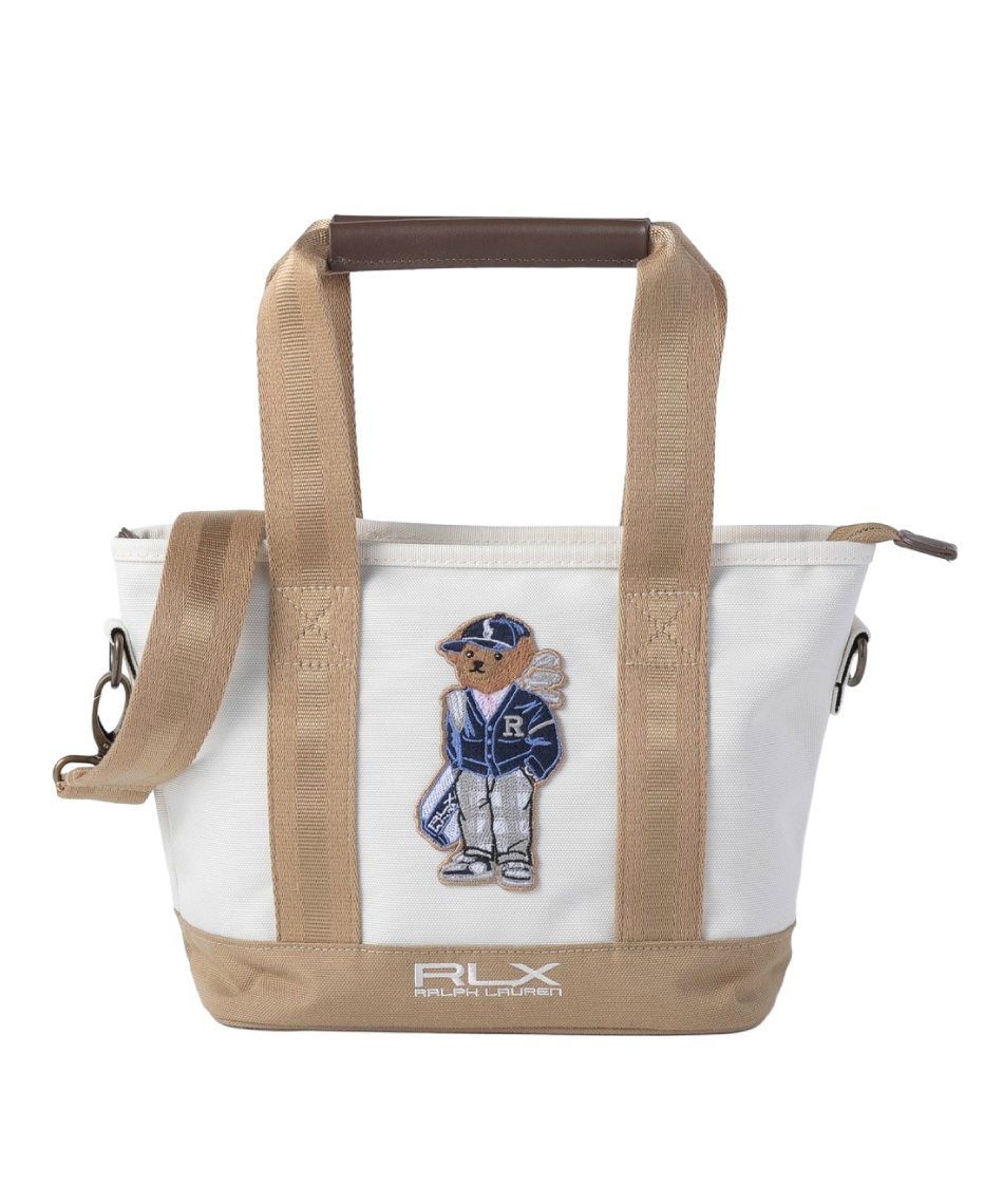 獲得ポイント190pt 【送料無料】ラルフローレン(RALPH LAUREN) ラウンドバッグ ベア カートポーチ RLZ019A 【2025年モデル】 メンズ レディース WH/BE