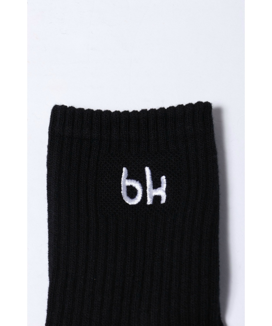ブラック ナイト(Black knight) ソックス ロゴ刺繍クルーソックス SC