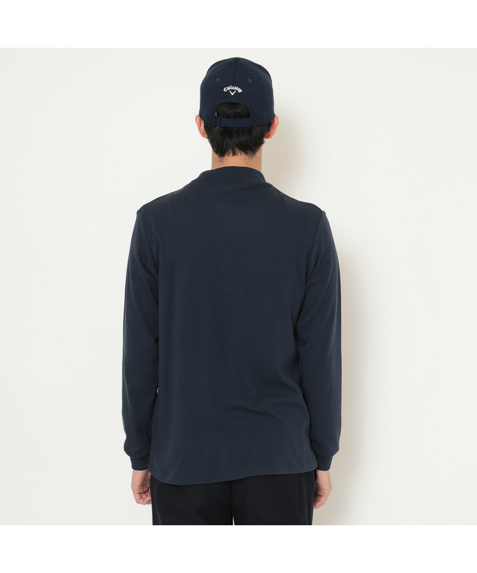 △ キャロウェイ(Callaway) ゴルフウェア 長袖シャツ 裏起毛スムース