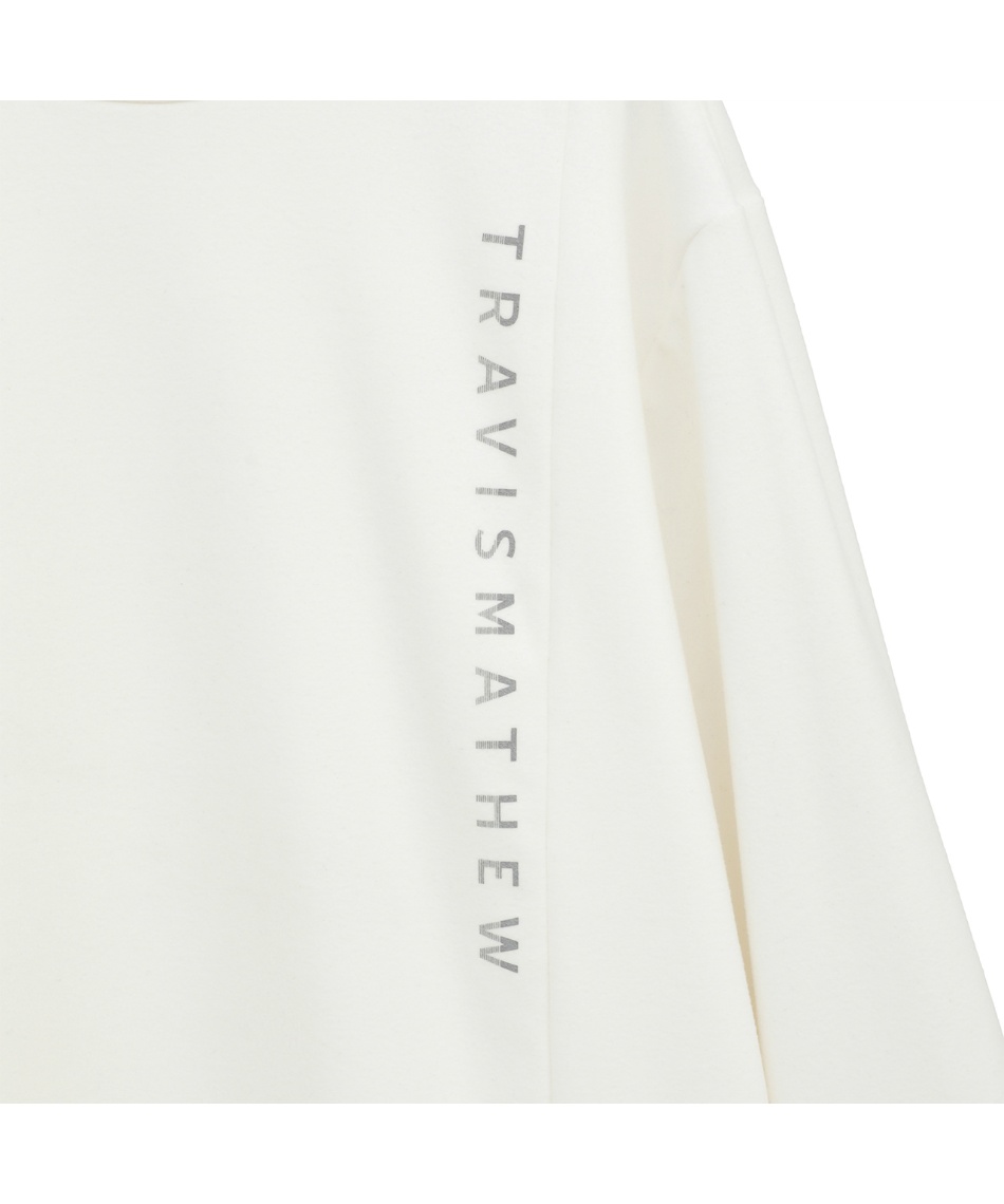 ゴルフウェア 長袖シャツ ロゴプリント 長袖 オフタートルネック