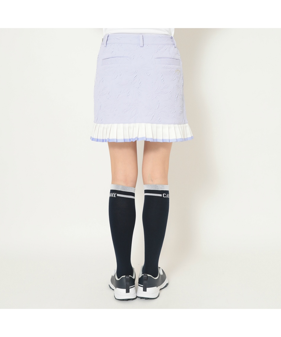 キャロウェイ(Callaway) ゴルフウェア スカート フラワージャカード裾