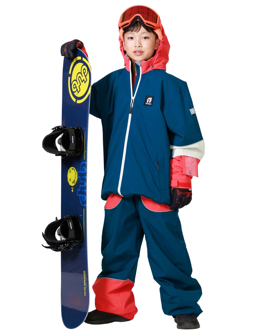 獲得ポイント180pt 【送料無料】レセーダ(RESEEDA) スキーウェア 上下セット SUIT RES78200 ジュニア NVY/RED 140