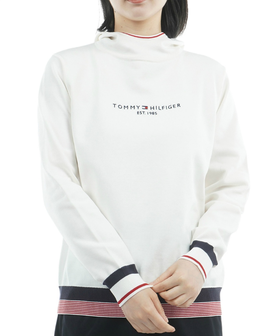 l|Cg155pt yzg~[qtBK[St(TOMMY HILFIGER GOLF) StEFA Z[^[ tgS t[fB[jbg THLA564 y2025NH~fz fB[X WHT L