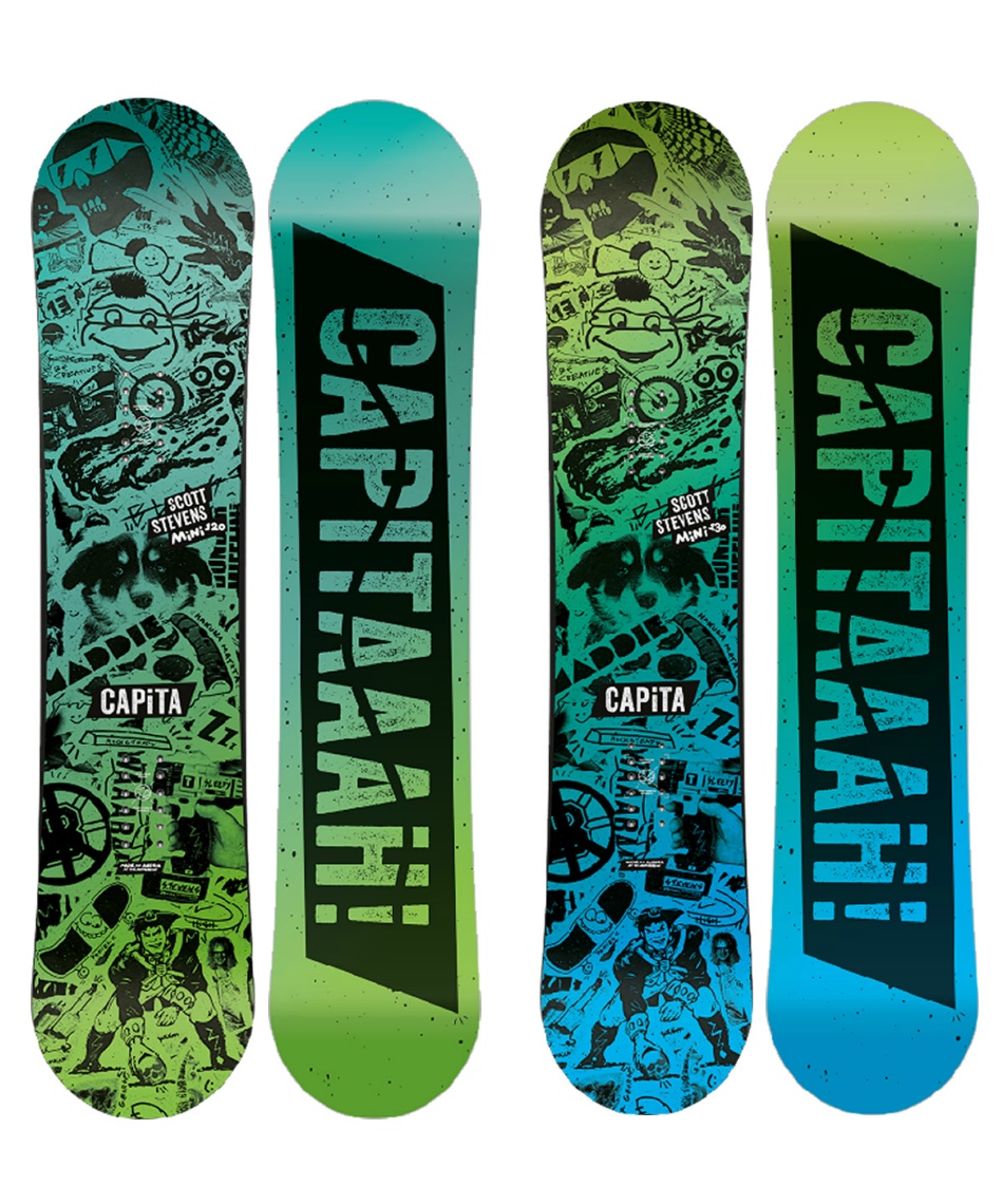 獲得ポイント358pt 7% OFF/SALE 【送料無料】キャピタ(CAPITA) スノーボード 板 スコット スティーブンス ミニ SCOTT STEVENS MINI 【国内正規品】【25-26 2025-2026】 ジュニア 120