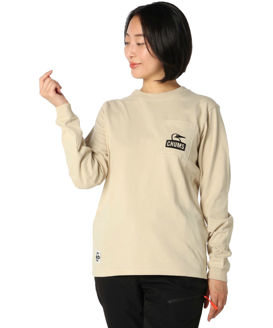 Tシャツ 長袖 ブービーフェイスポケット 長袖 T CH11-2670 | スポーツ