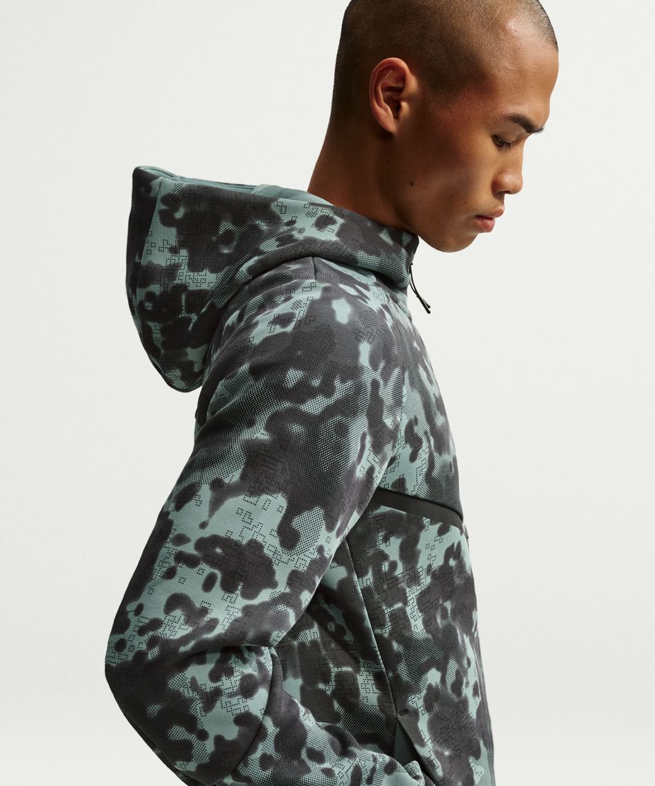 スウェットジャケット フルジップ フリース カモ ウィンドランナー