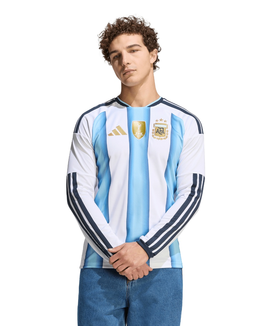 【M】アルゼンチン代表 2026 ホーム ユニフォーム XL 長袖 サッカー アルゼンチン代表 2026 ホーム レプリカ ユニフォーム L/S