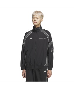 �l���|�C���g73pt 30% OFF�^SALE �y���������z�A�f�B�_�X(adidas) �W���P�b�g BRAND LOVE LOOSE FIT LIGHT WOVEN JACKET KF1333-NEC14 �����Y BK 2XL