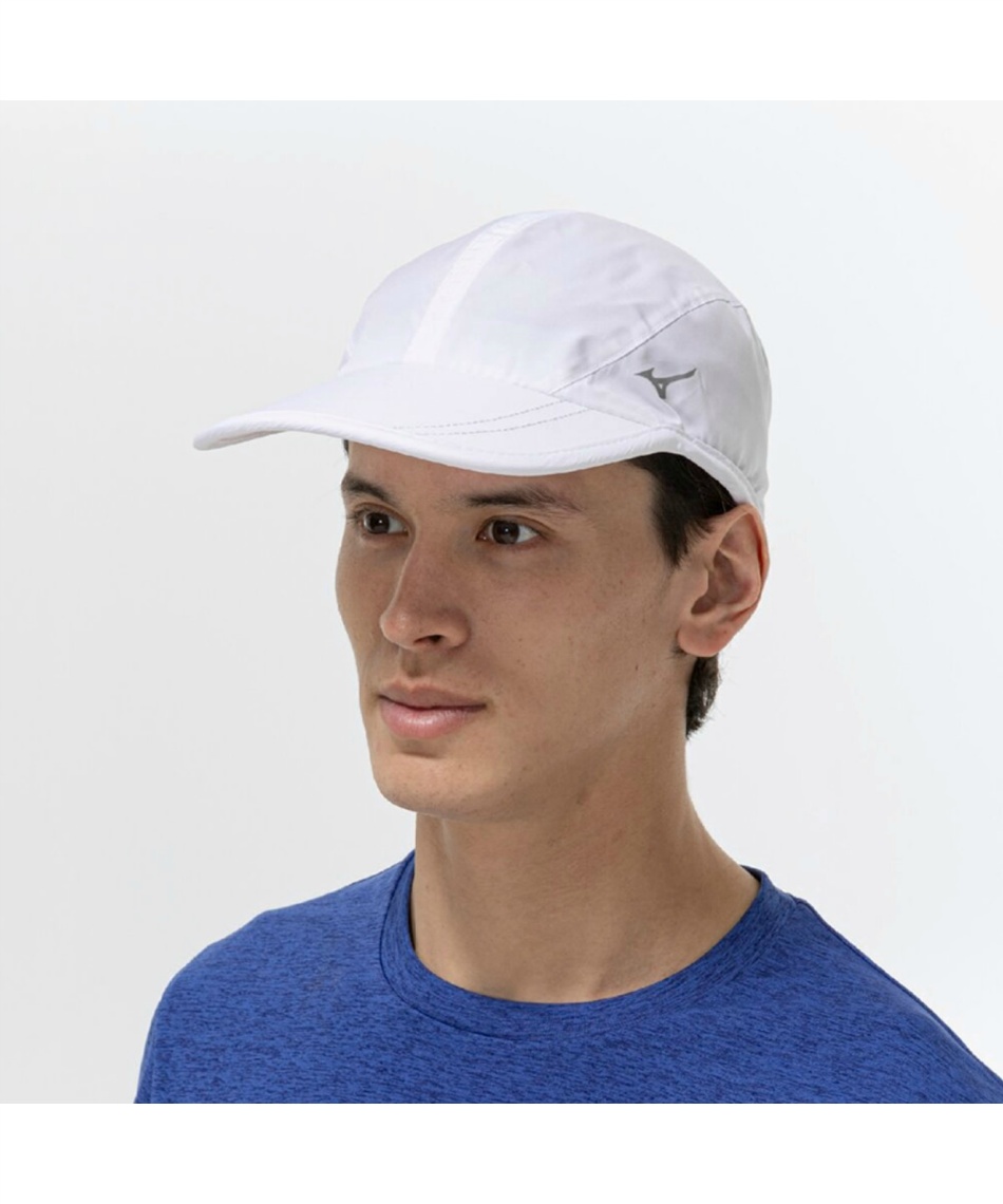 ミズノ(MIZUNO) 帽子 キャップ 撥水ナイトランキャップ 再帰反射付き
