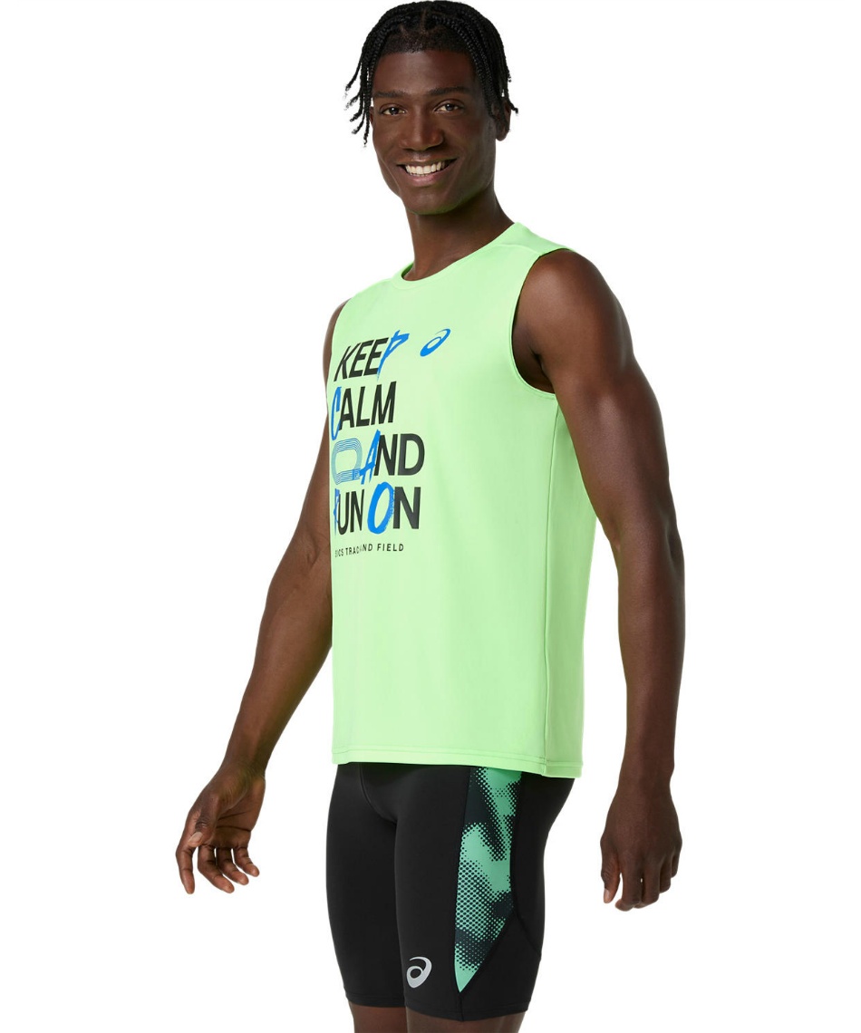 アシックス(asics) 陸上 ウェア ノースリーブ トラック グラフィック