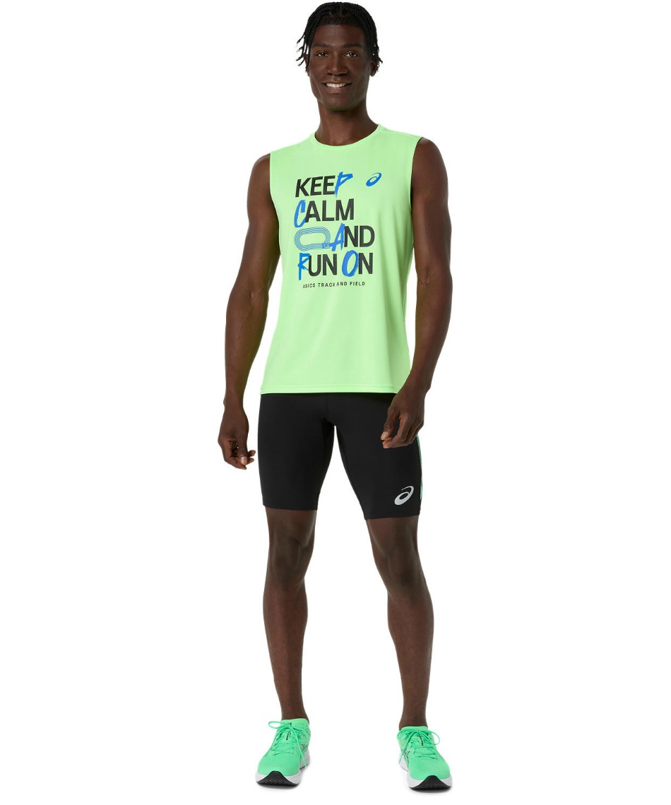 アシックス(asics) 陸上 ウェア ノースリーブ トラック グラフィック