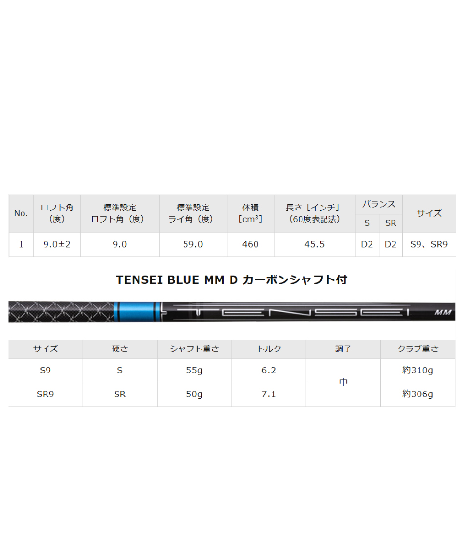 ミズノ(MIZUNO) ゴルフクラブ ドライバー JPX ONE SELECT ドライバー