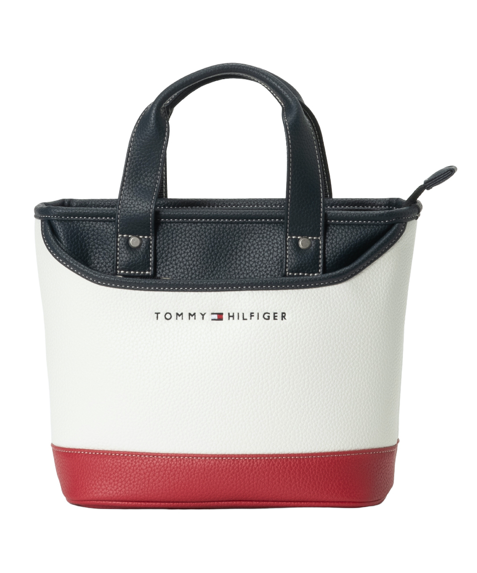 �l���|�C���g90pt �y���������z�g�~�[�q���t�B�K�[�S���t(TOMMY HILFIGER GOLF) ���E���h�o�b�O FACE �J�[�g�o�b�O THMG6ST2 �y2026�N���f���z �����Y ���f�B�[�X WHT�i00�j