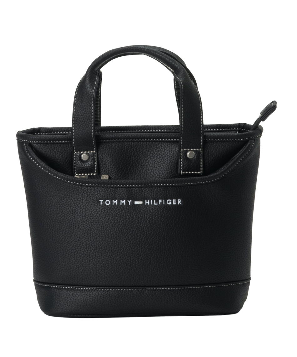 �l���|�C���g90pt �y���������z�g�~�[�q���t�B�K�[�S���t(TOMMY HILFIGER GOLF) ���E���h�o�b�O FACE �J�[�g�o�b�O THMG6ST2 �y2026�N���f���z �����Y ���f�B�[�X BLK�i10�j