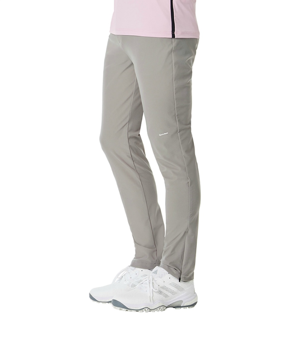 TaylorMade レディース ゴルフパンツ グレー テーラーメイド(TaylorMade) ゴルフウェア ロングパンツ TAIRジップド
