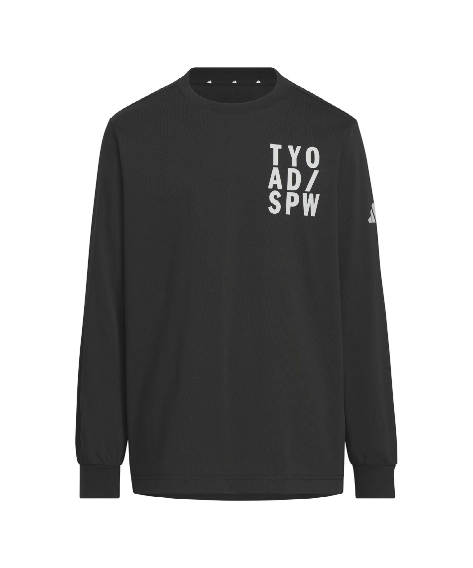 FAITH GUARDER ブラック長袖カットソー Tシャツ 長袖 キッズ ブランド ラブ ルーズフィット シングル
