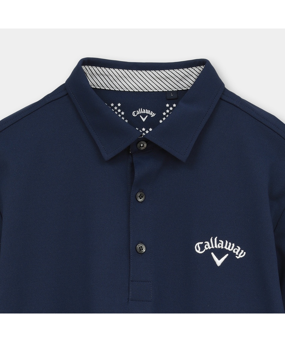 キャロウェイ(Callaway) ゴルフウェア ポロシャツ 長袖 オニカノコ長袖