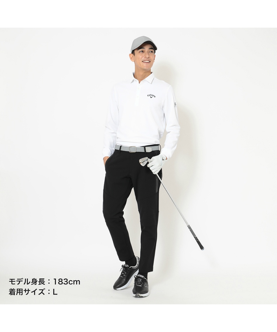 キャロウェイ(Callaway) ゴルフウェア ポロシャツ 長袖 オニカノコ長袖