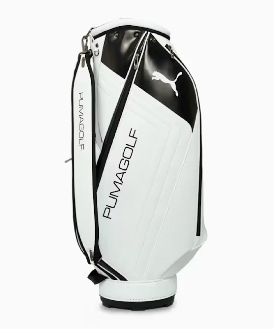 PUMA ゴルフ キャディバッグ ペイズリー柄 ゴルフ サイドステッチ PUベーシック キャディバッグ 37L 92955 【2026
