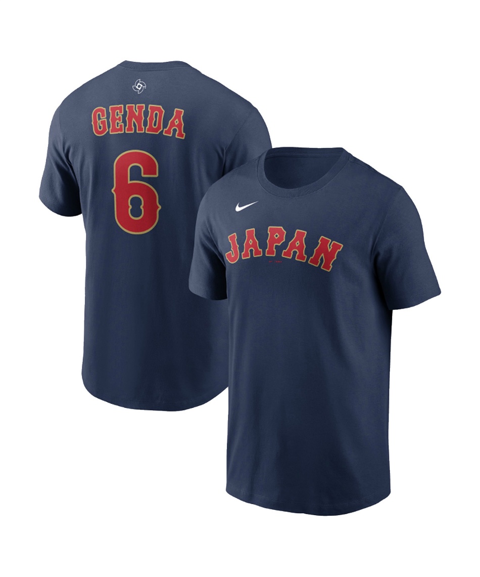 野球ウェア 半袖Tシャツ WBC 2026 Japan ネーム&ナンバーTシャツ 6