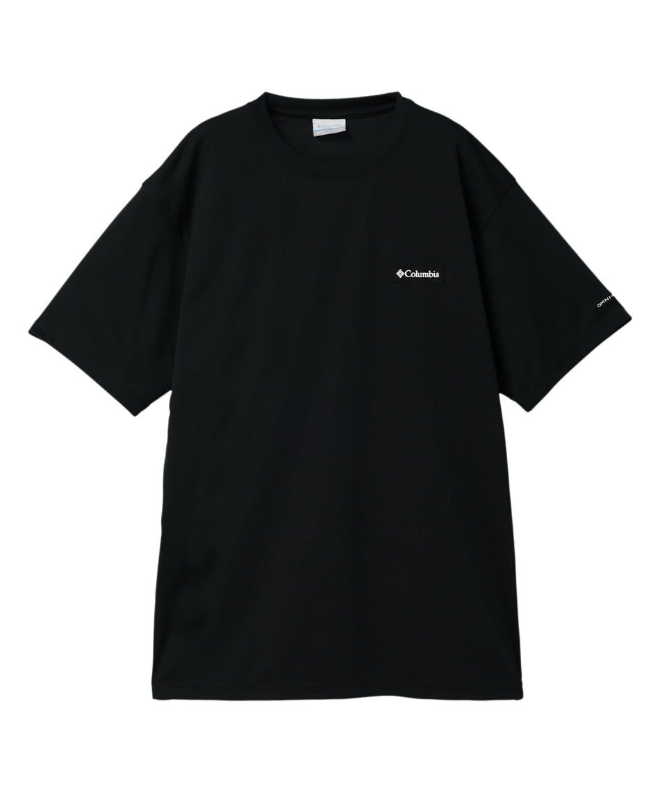 Alo Vapor アロー　クルーネック半袖　メンズ　M 黒 コロンビア(Columbia) Tシャツ 半袖 レイク アローヘッド ショート