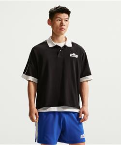 NIKE テニス 半袖ポロシャツ クロコ柄 ハーフジップ フェデラー着用 黒 ☆ ナイキ(NIKE) ポロシャツ 半袖 CLUB 半袖ポロ FUTBOL IF0724-010