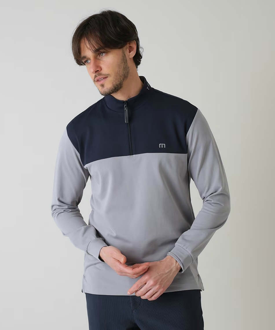 トラヴィスマシュー(TravisMathew) ゴルフウェア 長袖シャツ 長袖 1/4