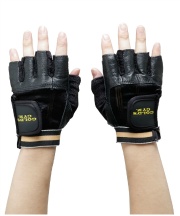 ゴールドジム(GOLD'SGYM) トレーニング器具 レザーグローブ クラシック