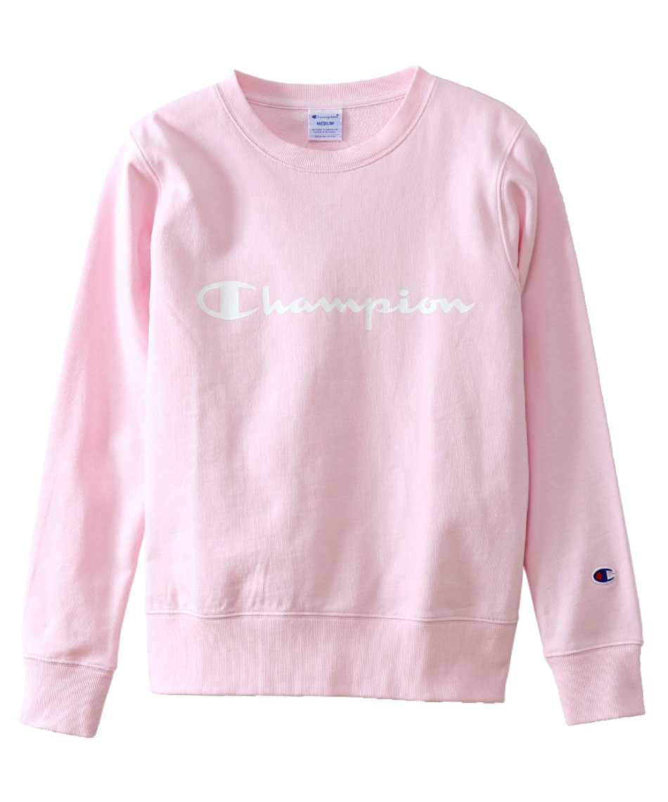 チャンピオン Champion スウェット トレーナー 長袖 ウィメンズ クルーネックスウェットシャツ Cw K015 スポーツ用品ならヒマラヤオンラインストア 公式