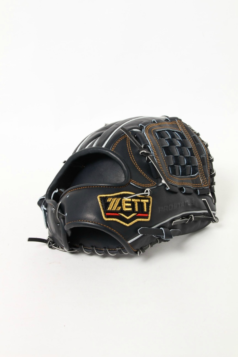 黒 ブラック 硬式内野用グローブ ZETT ゼット 硬式 野球・ソフト