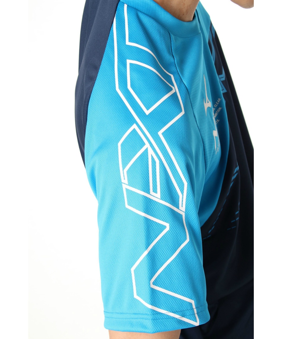 ミズノ(MIZUNO) テニスウェア バドミントンウェア Tシャツ 半袖