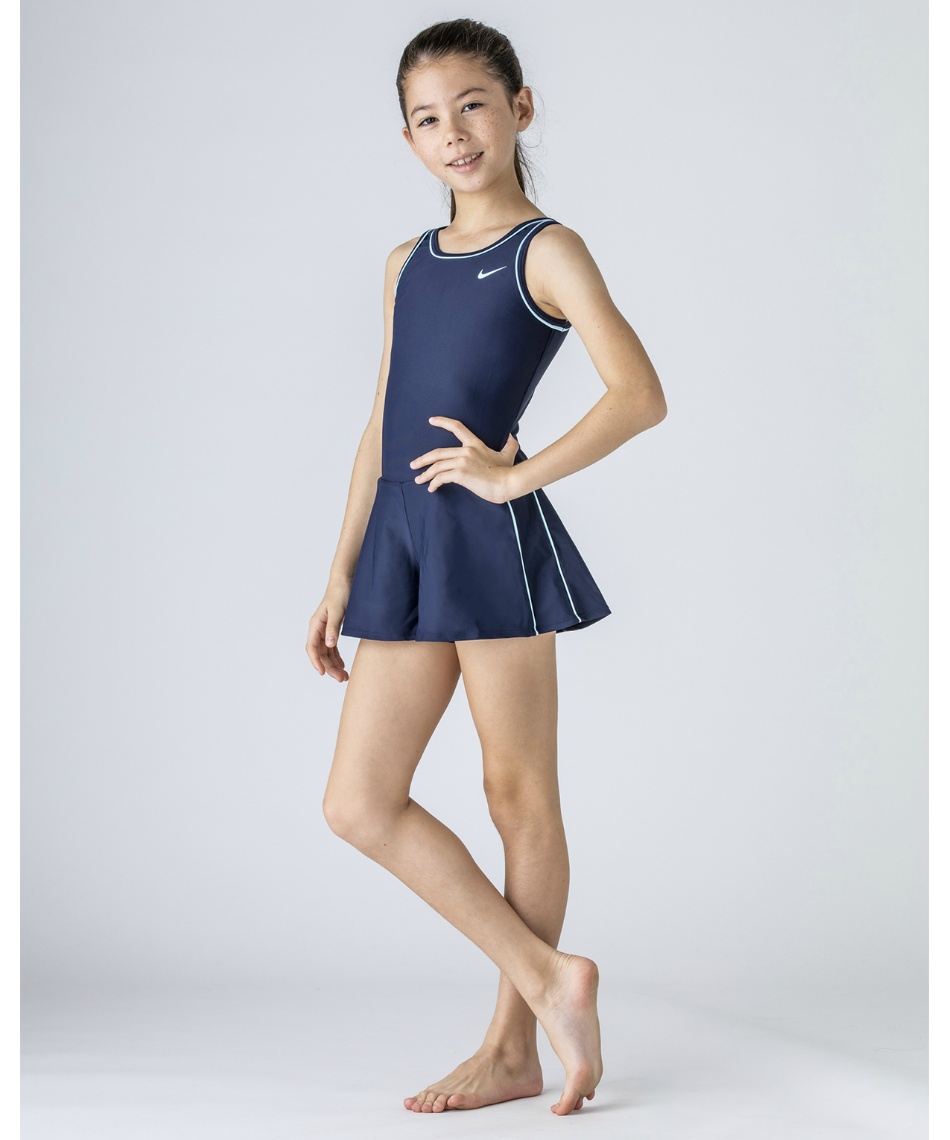 ナイキ Nike スクール水着 ワンピース 女の子 Girls キュロットワンピース 06 スポーツ用品ならヒマラヤオンラインストア 公式