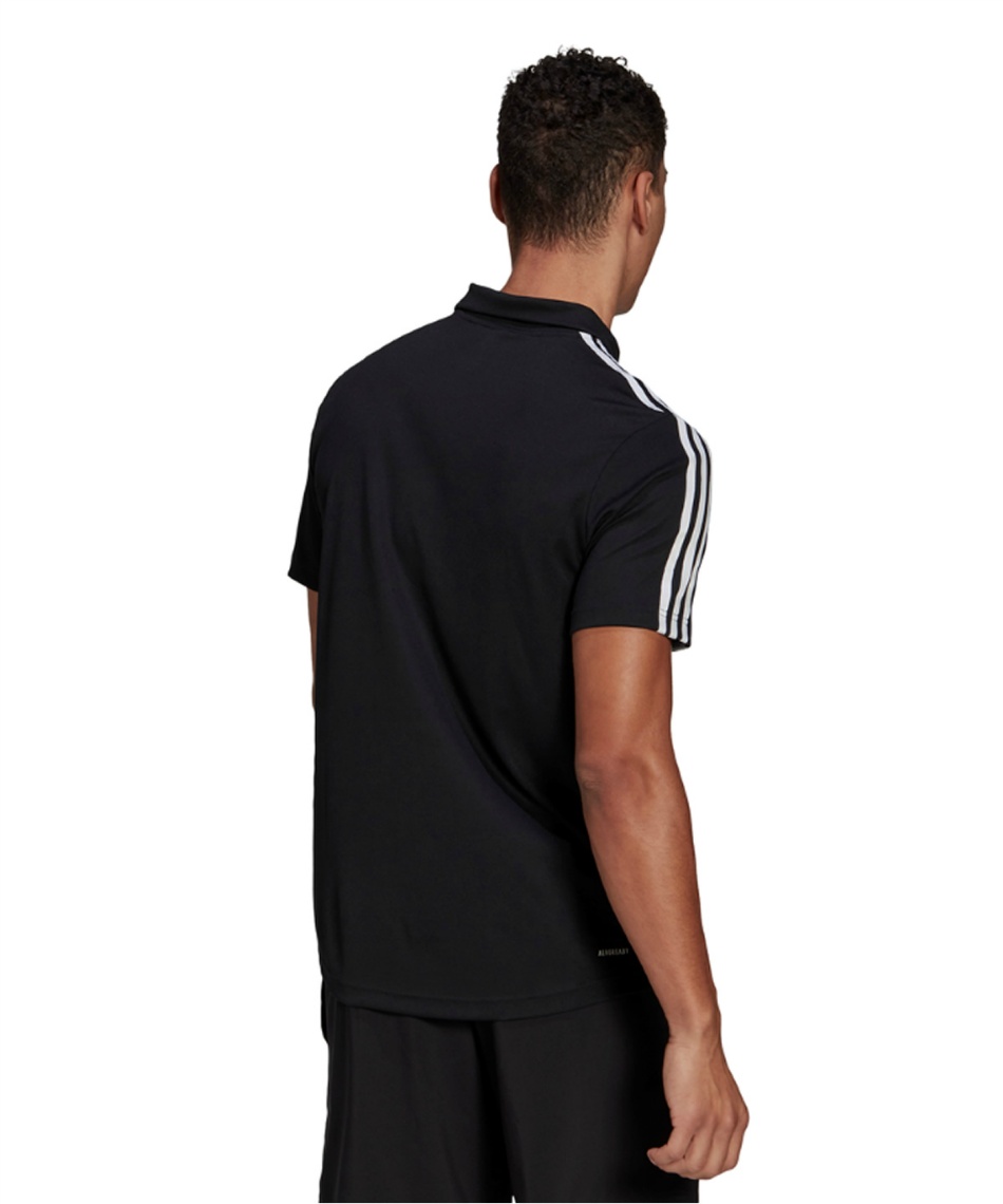アディダス(adidas) ポロシャツ 半袖 D2M 3ストライプス ポロシャツ