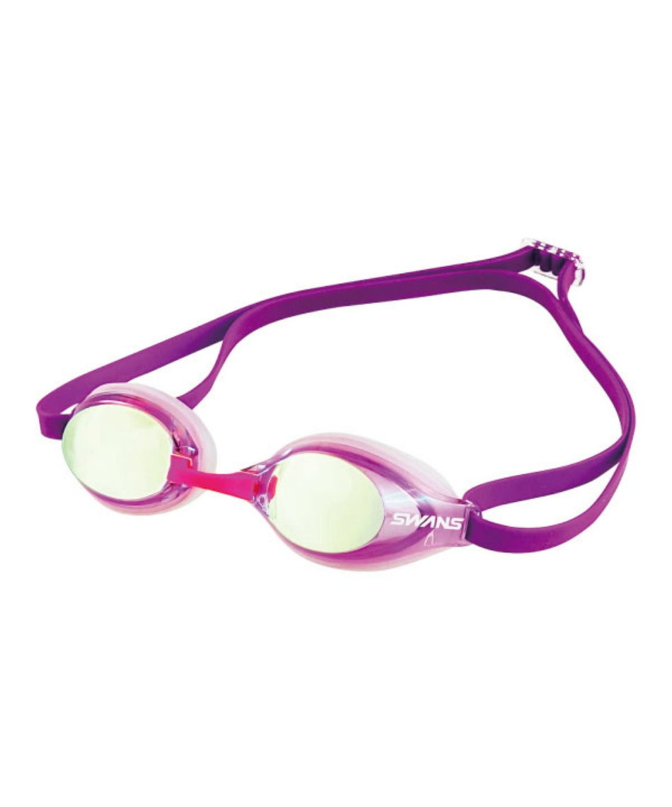 SWANS スワンズ　ピンクミラー ゴーグル スワンズ（SWANS）（キッズ）水泳 ゴーグル ジュニア ミラーゴーグル