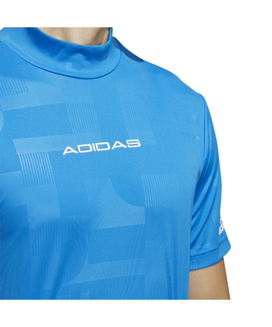 アディダス(adidas) ゴルフウェア 半袖シャツ エンボスプリント 半袖