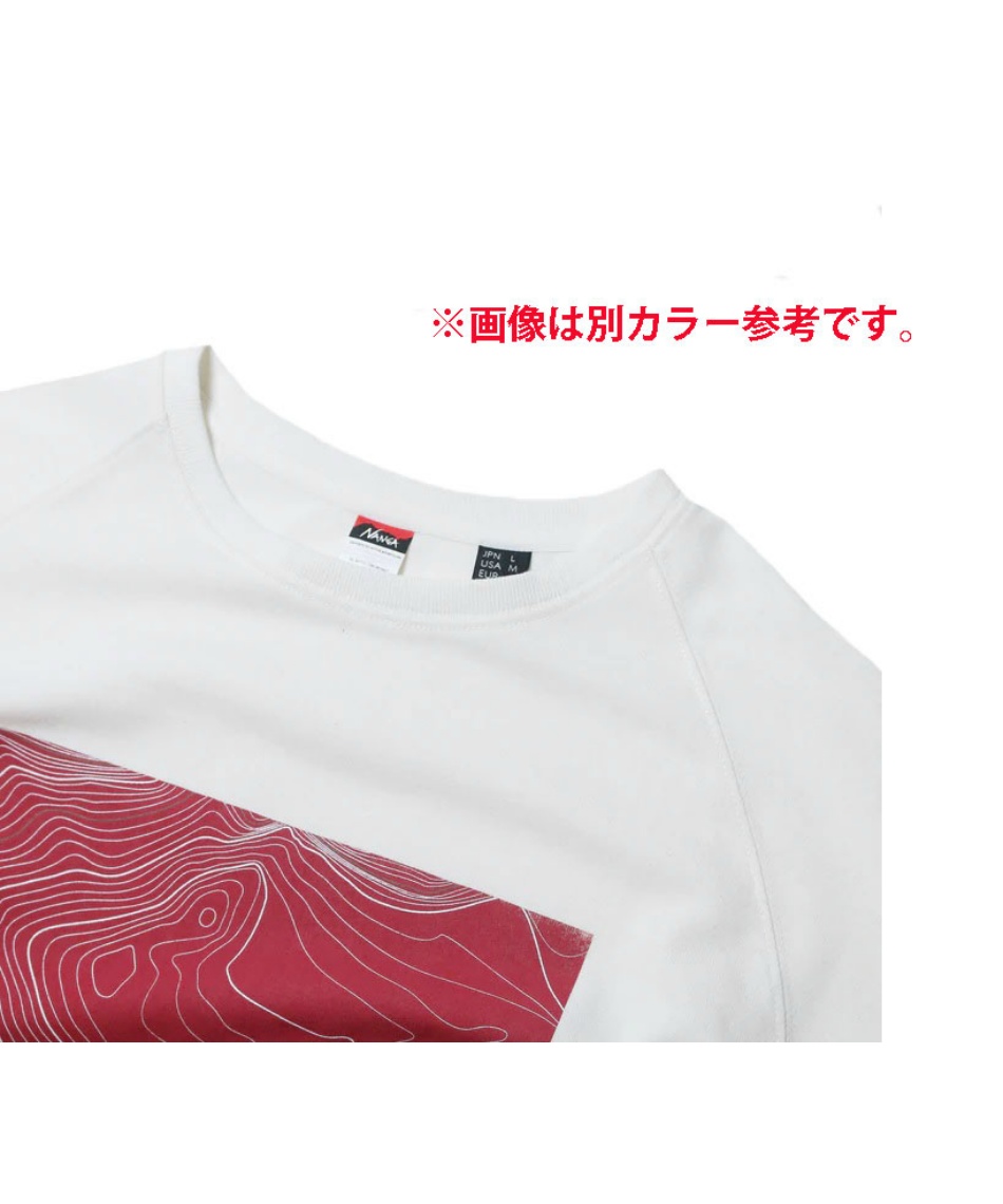 ナンガ(NANGA) Tシャツ 半袖 ECO HYBRID LOOSE FIT CONTOUR MAP